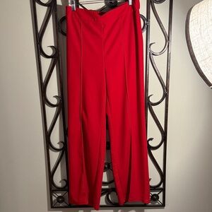 Red Women's Dress Pants - XL